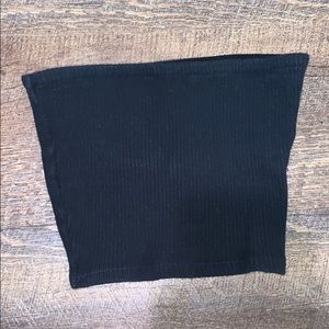 Ribbed Black Urban Outfitters tube top XS